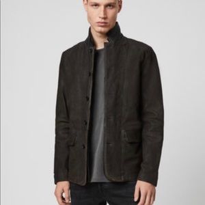NWT AllSaints Aspen Leather Blazer